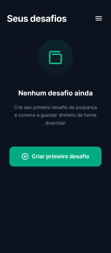 Desafio Poupar: telas de introdução